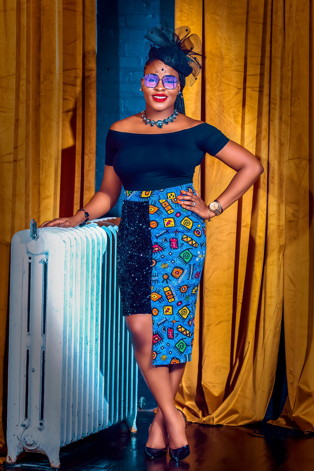 Nurturer African Print skirt