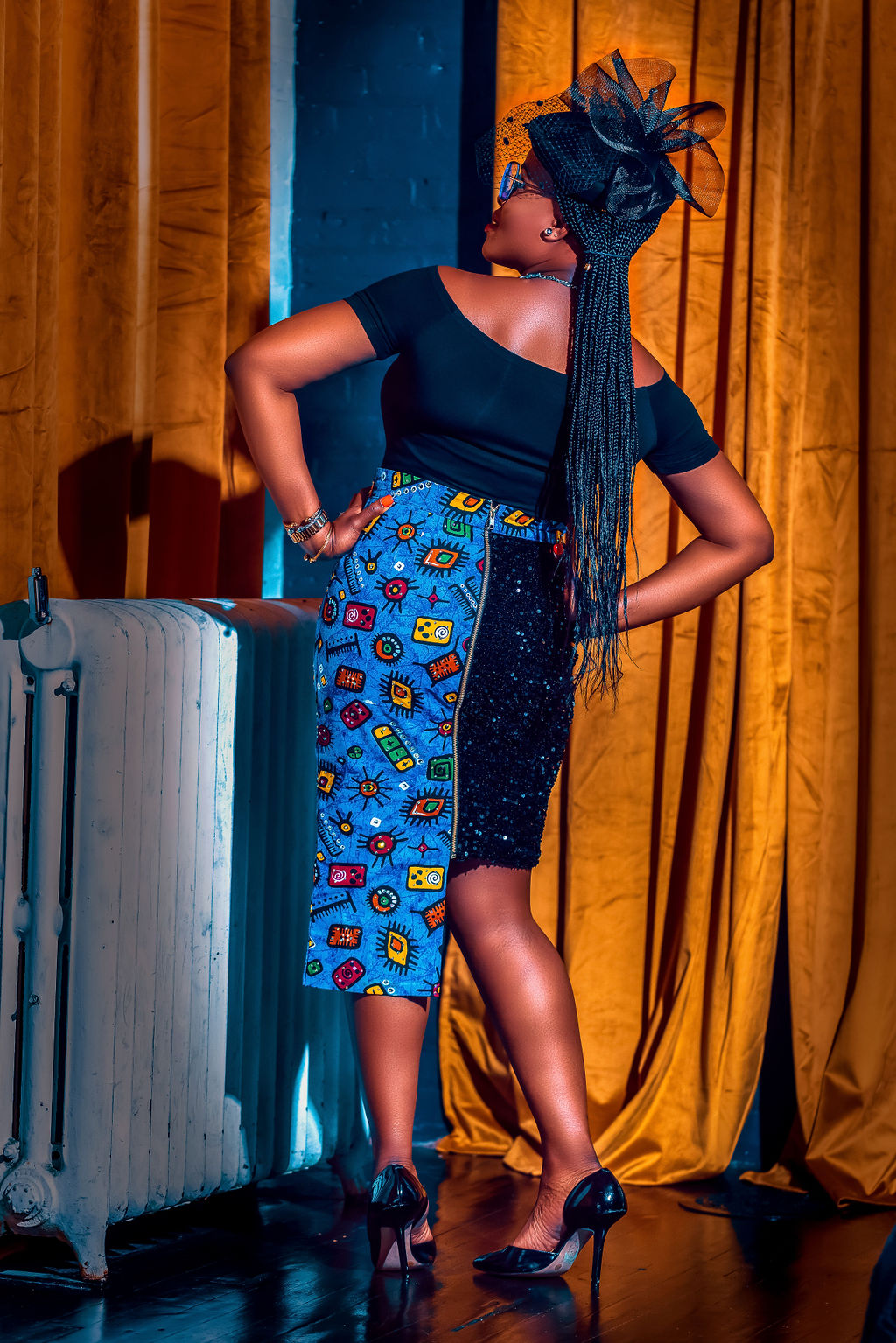 Nurturer African Print skirt