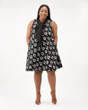African Maxi Dress Amina Reversible Flare Dress